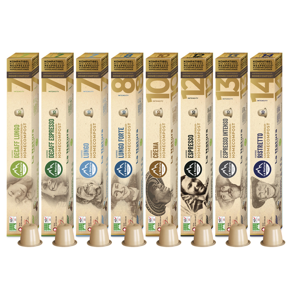 Kaffee Probier-Set - 80 Kaffeekapseln