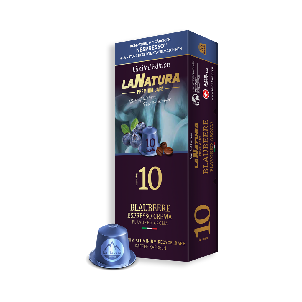 Blaubeere Espresso Crema