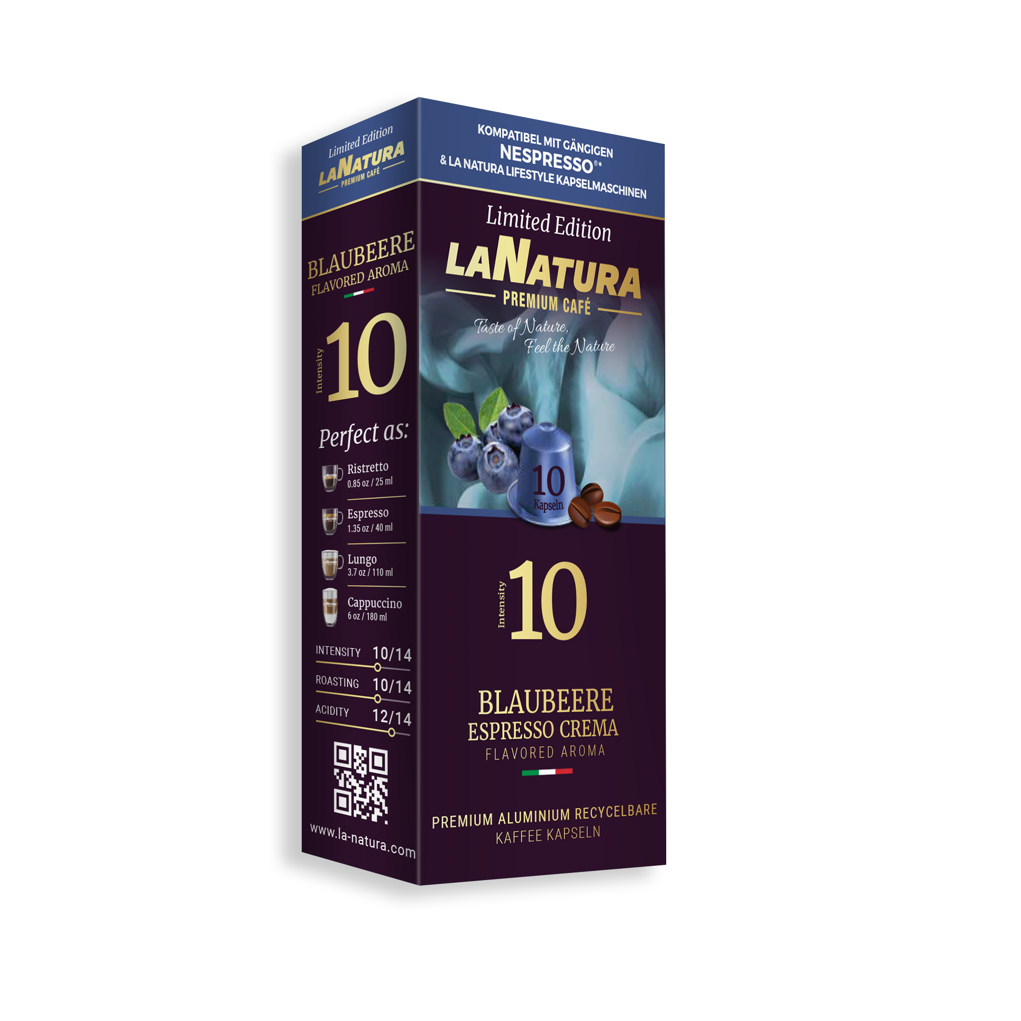 Blaubeere Espresso Crema