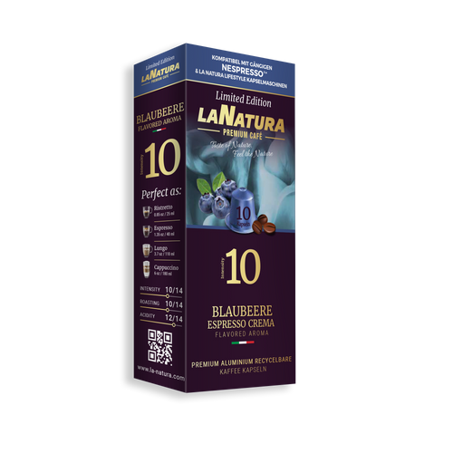 Blaubeere Espresso Crema