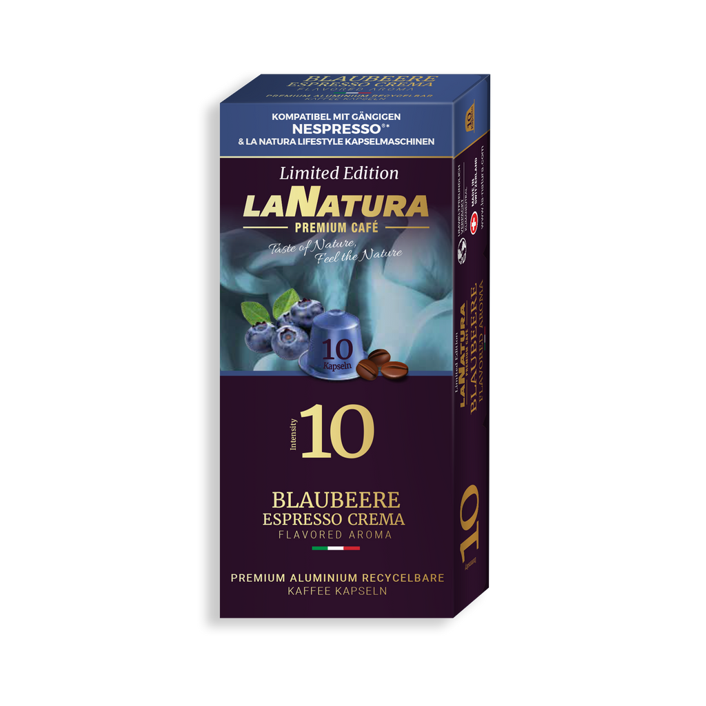 Blaubeere Espresso Crema