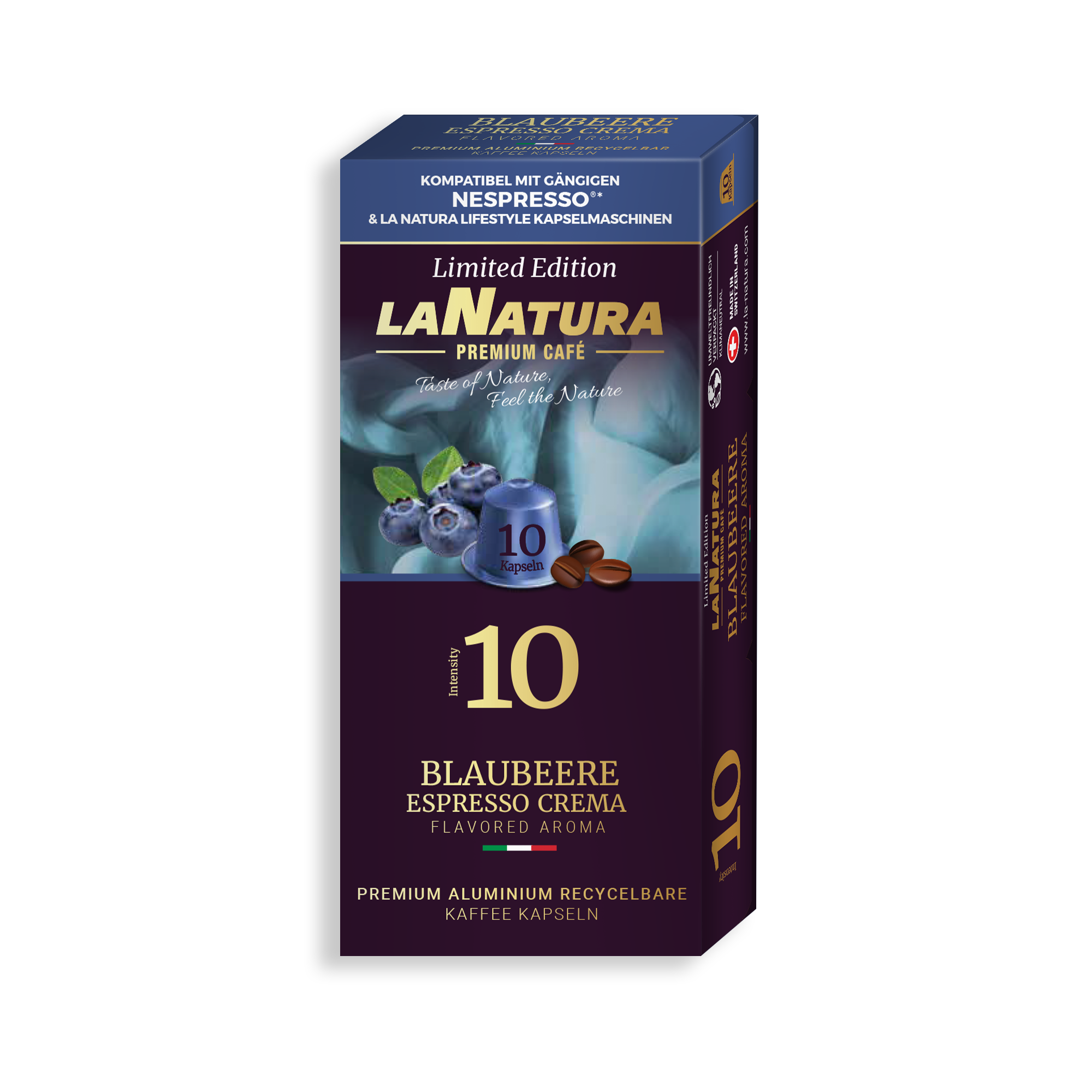 Blaubeere Espresso Crema