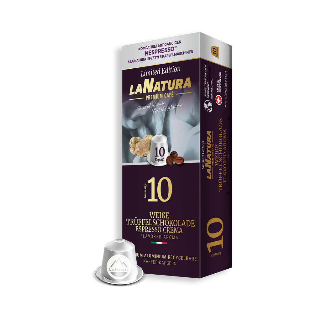 Weisse Trüffelschokolade Espresso Crema