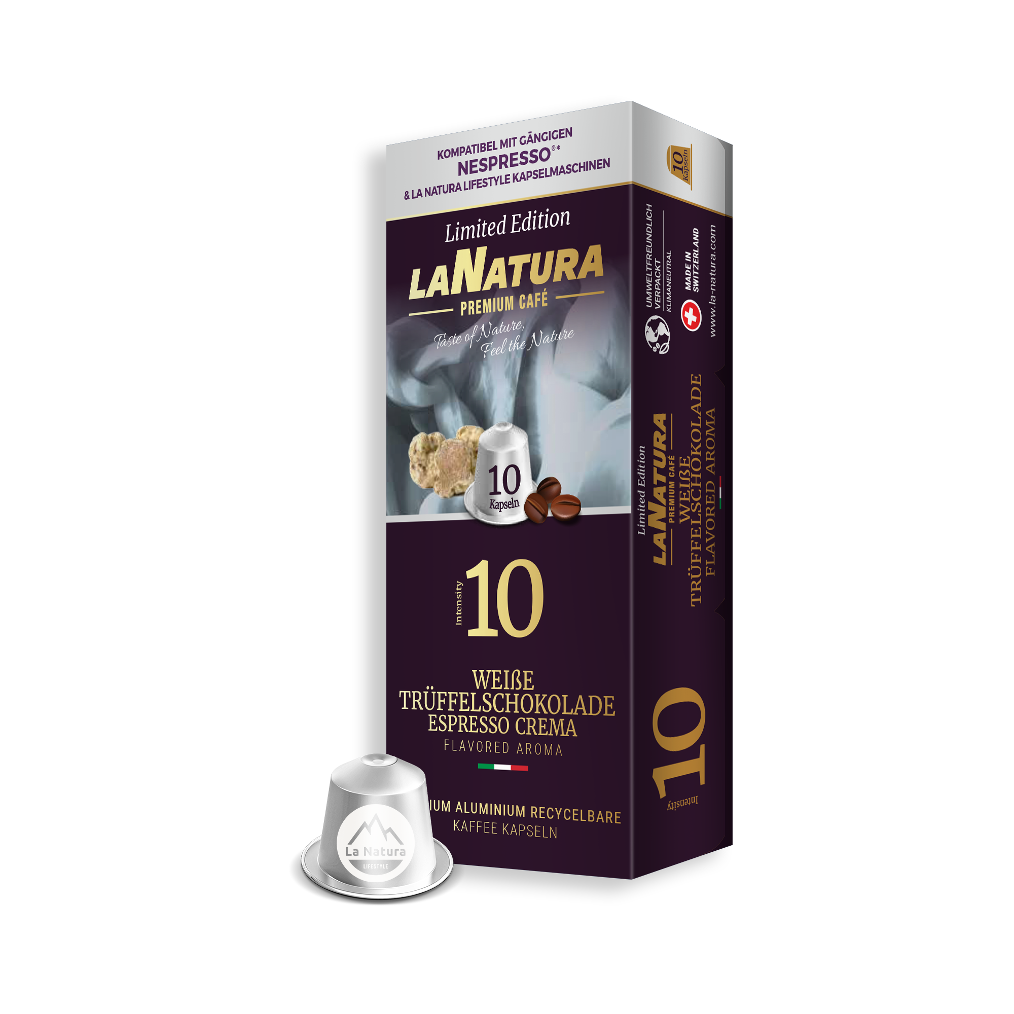 Weisse Trüffelschokolade Espresso Crema