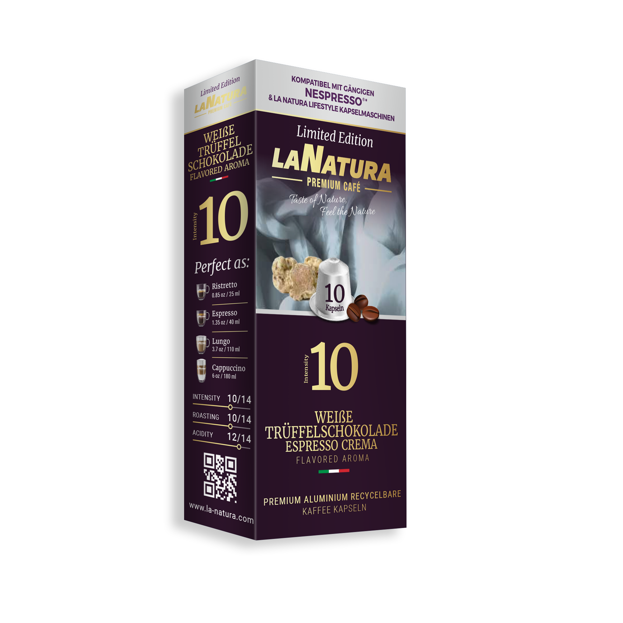 Weisse Trüffelschokolade Espresso Crema