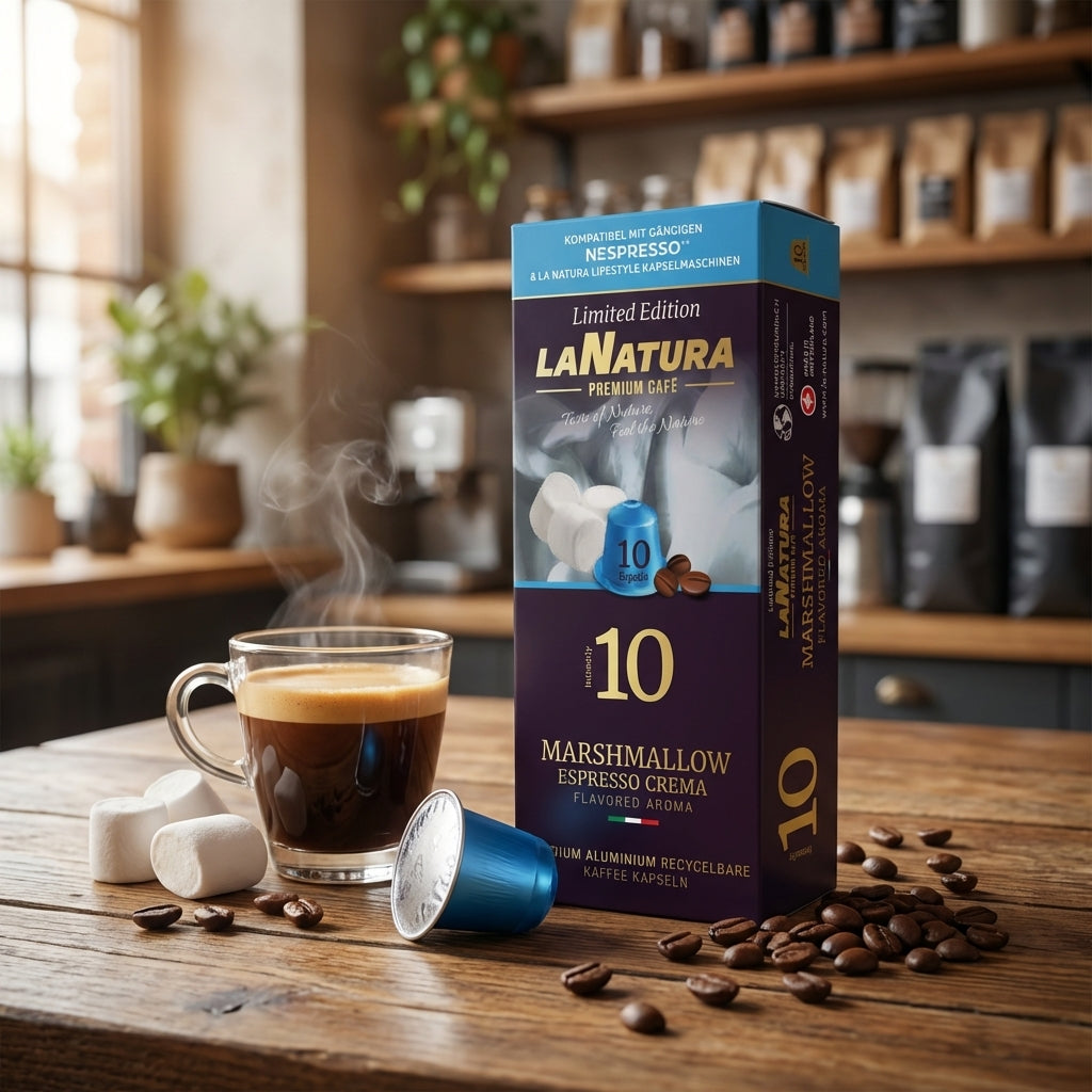 Marshmallow Espresso Crema - Alu Kaffeekapseln Nespresso®* kompatibel