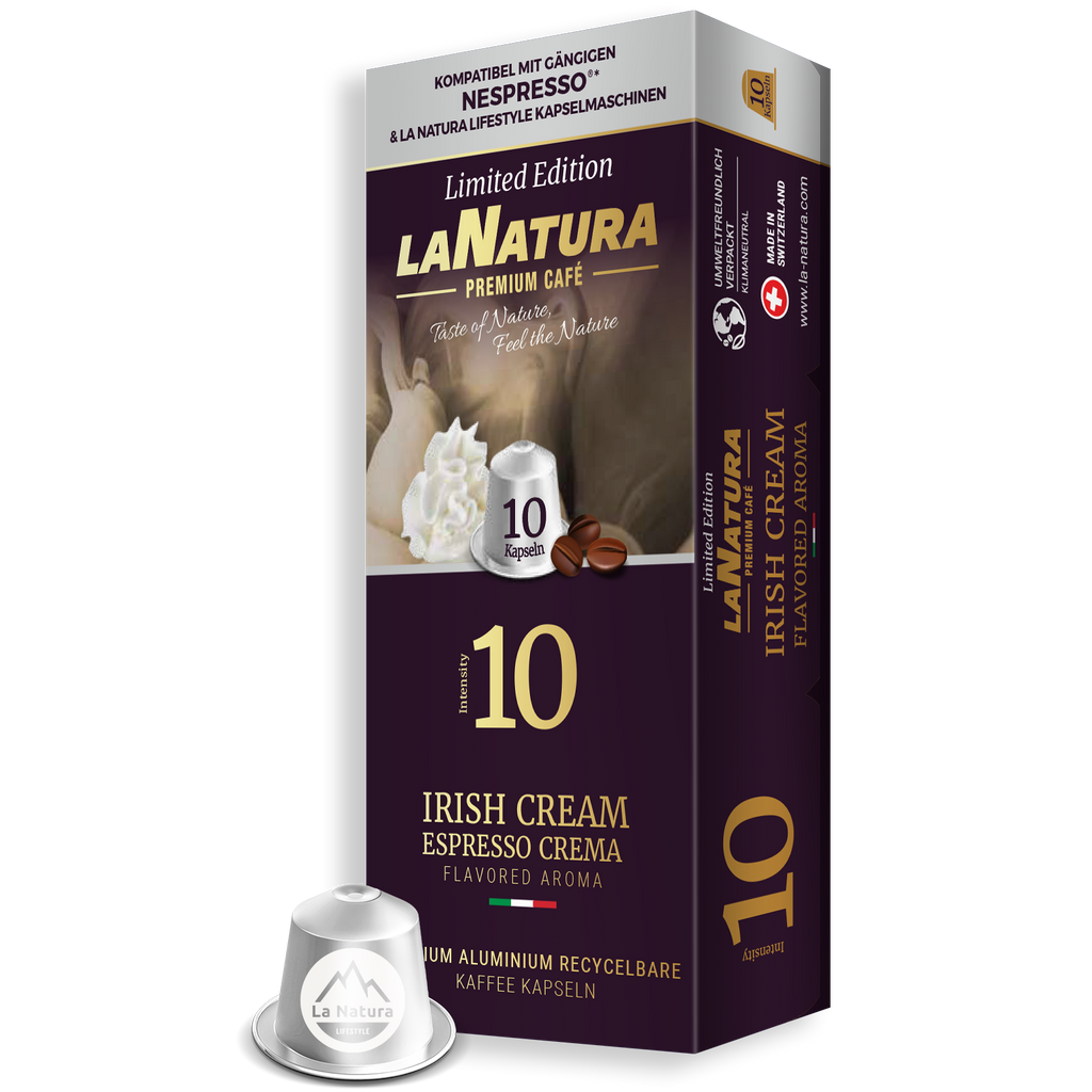 Irish Cream Espresso Crema Kaffeekapseln Nespresso kompatibel