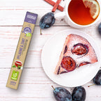 Pflaume Zimt Tee mit Pflaume Kuchen