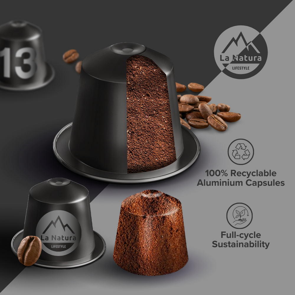 Recyclebare Espresso Intenso Alu Kaffeekapseln