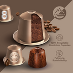 Recyclebare Lungo Forte Alu Kaffeekapseln