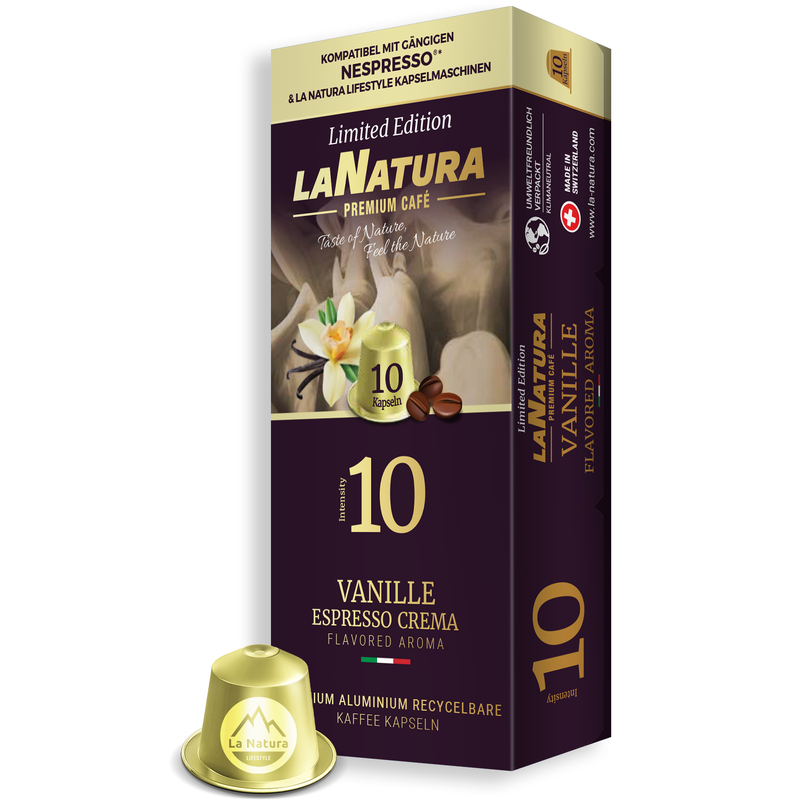 Vanilla Espresso Crema Kaffeekapseln Nespresso kompatibel