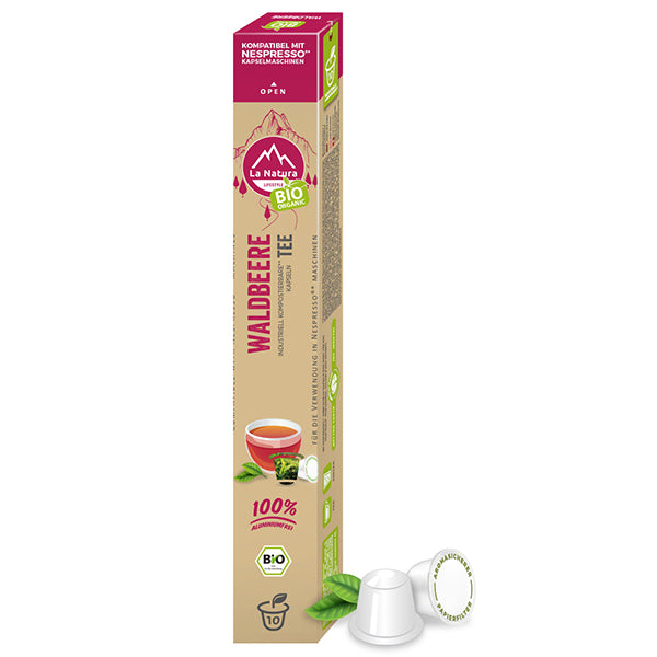 Waldbeere Tee Kapseln Bio Nespresso kompatibel